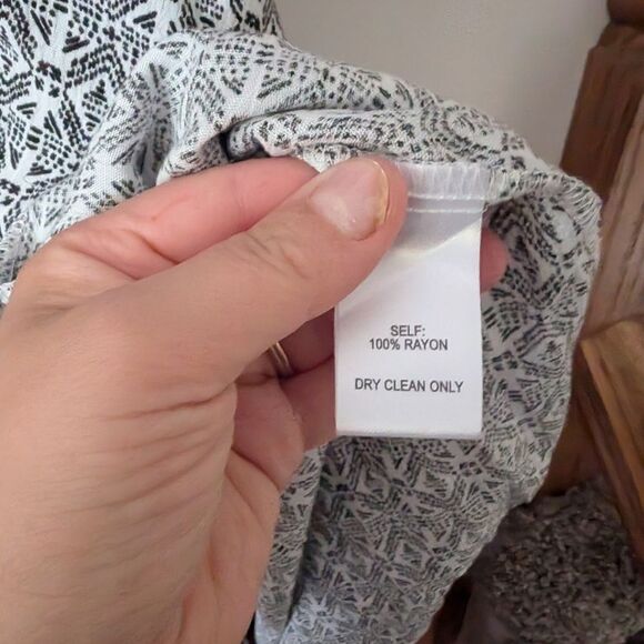 Lulus Casablanca Queen Black and White Print Maxi Halter Dress Size Medium - Picture 6 of 10